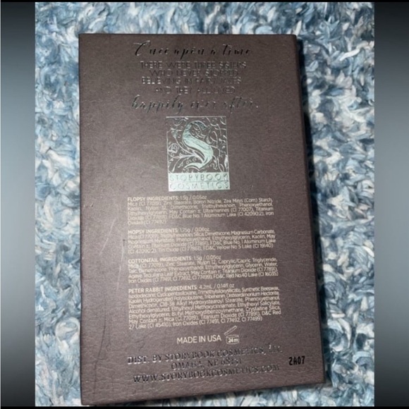 Storybook Cosmetics The Tale of Peter Rabbit Book Makeup NWT - Picture 5 of 6